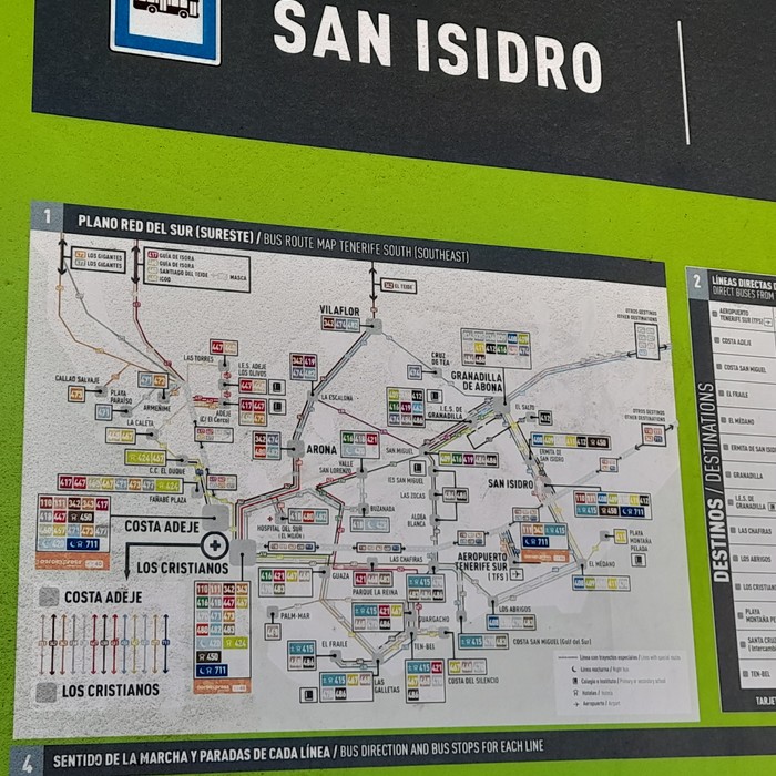 San Isidor Titsa tidtabell